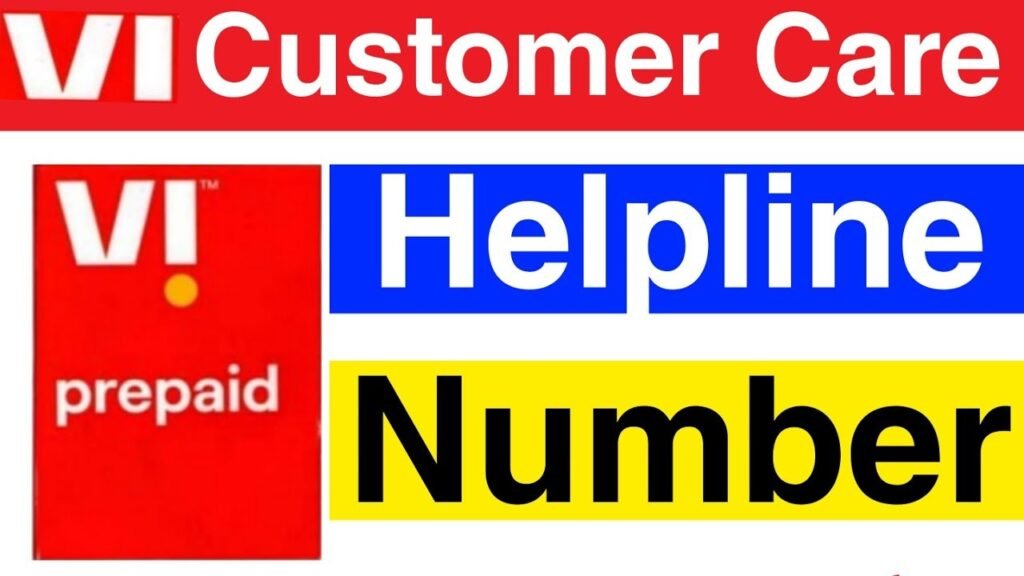 Vodafone Idea customer care number